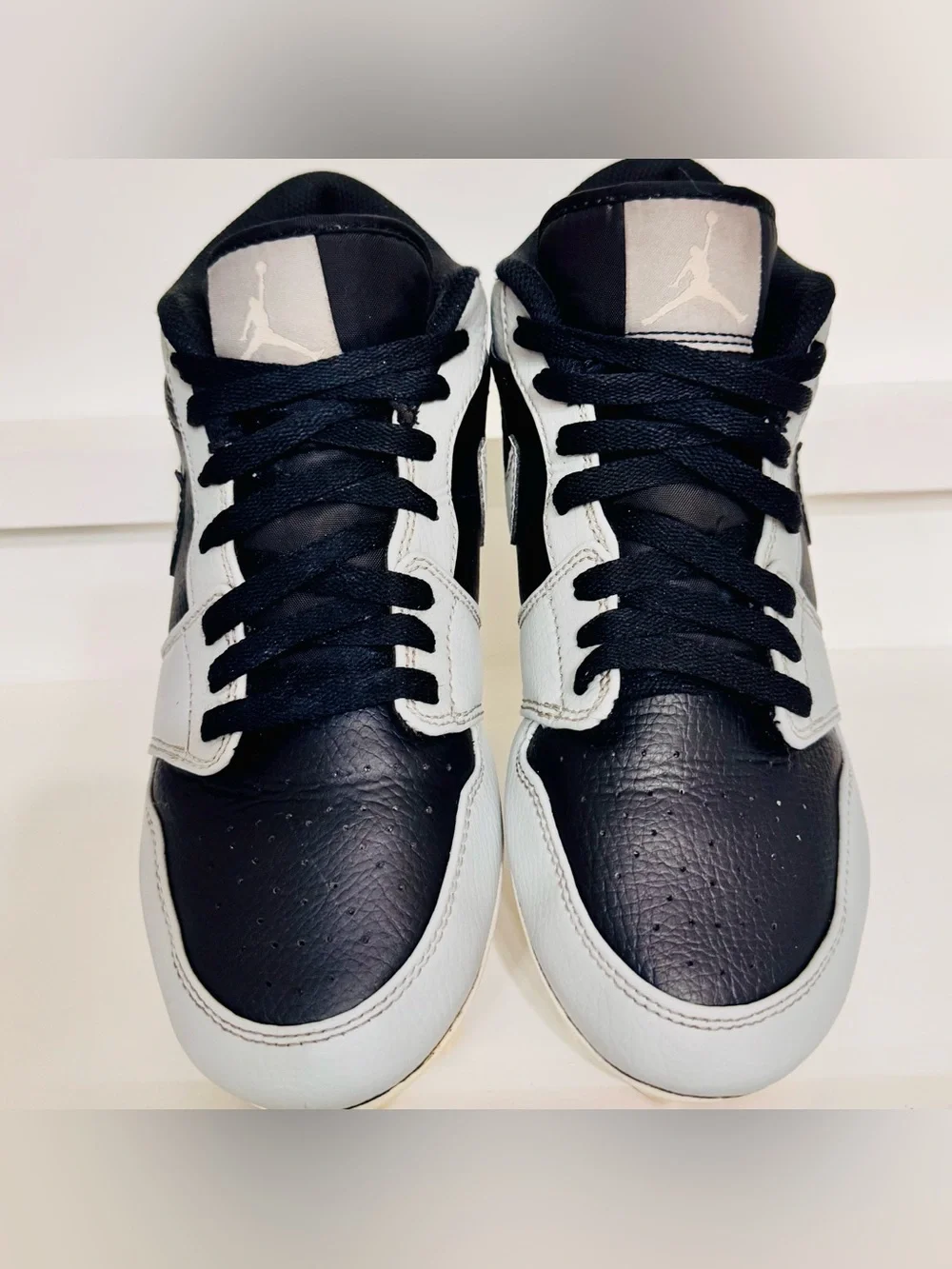 Jordan 1 Low TD Shadow 2.0 Football Cleat M7 W 8.5 Black White Gray FJ6245-002 🔥